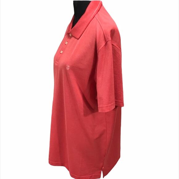 Izod Polo Shirt, Salmon, X-Large - Picture 4 of 7